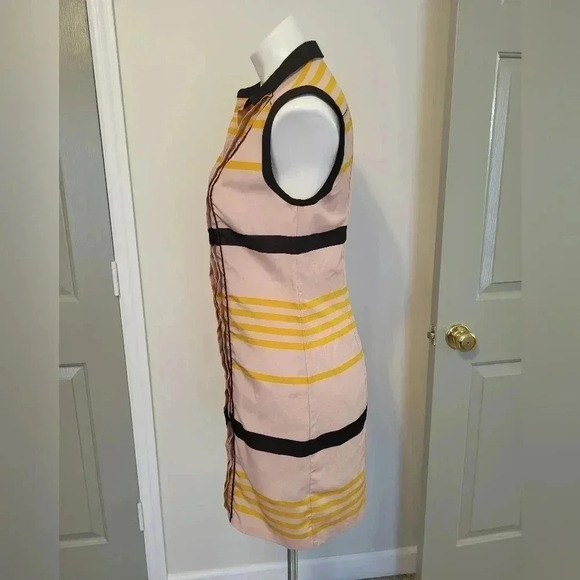 Jason Wu for Target Striped Button Down Pleated Details Shift Dress(XS) - Picture 6 of 12